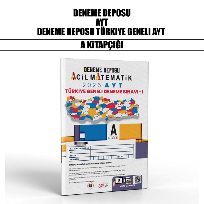 DENEME DEPOSU YKS AYT TÜRKİYE GENELİ SNV A - 25-26